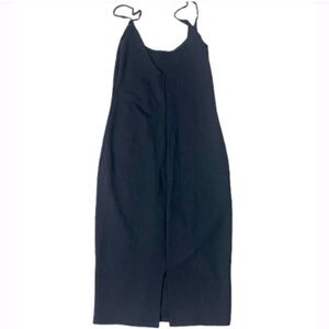 Haley& June Black Mid ‎ BodyCon Chic Spaghetti Strap Dress